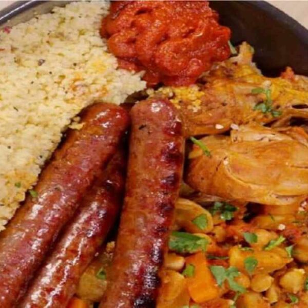 Couscous Cuisse de Poulet + Merguez