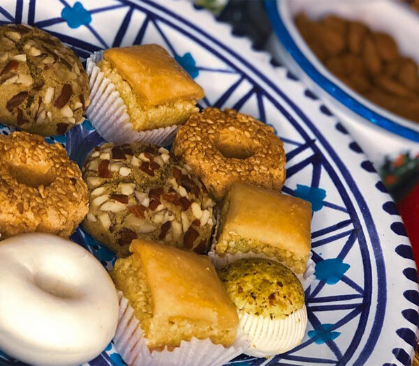 Assortiment de 4 pâtisseries Tunisienne